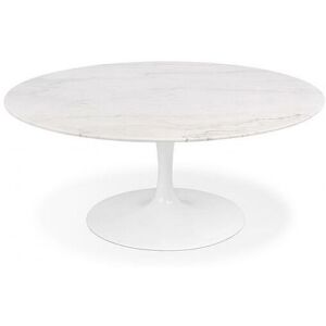 PRIVATEFLOOR Tulipan Table - Marble - 90cm Marble Marble, Metal, pp - Marble