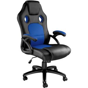 Tectake - Tyson Office Chair - gaming chair, office chair, chair - black/blue - black/blue