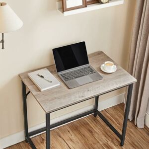 Songmics - vasagle Computer Desk, Small Office Desk and Workstation, Work Desk for Home Office, Study, Bedroom, 50 x 80 x 75 cm, Industrial Style,