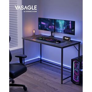 Vasagle - Computer Desk, Small Office Desk and Workstation, Work Desk for Home Office, Study, Bedroom, 60 x 120 x 75 cm, Industrial Style, Metal