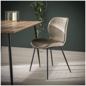 FURNWISE Velvet dining chair Golf Champagne - Beige