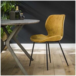 Furnwise - Velvet dining chair Golf Gold