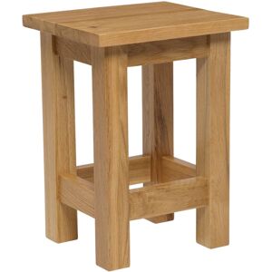 Hallowood Furniture Waverly Oak Small Table, Side Table in Light Oak, Wooden Coffee Tables for Living Room, Console Table, Occasional Table, Small