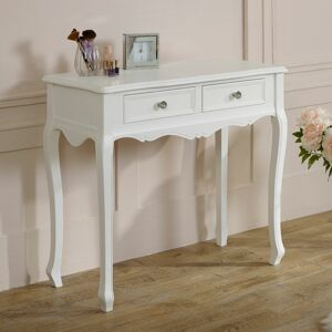 MELODY MAISON White Console / Dressing Table - Victoria Range - White