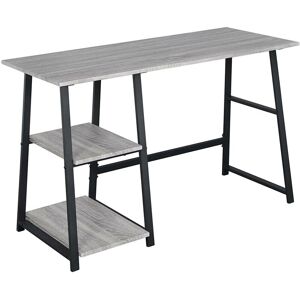 Woltu - Computer Desk Black Office Desk Writing pc Laptop Table Dining Gaming Table TSG25gr