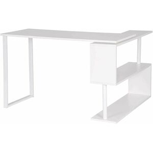 Computer Desk Black Office Desk Writing pc Laptop Table Dining Gaming Table TS65ws - Woltu