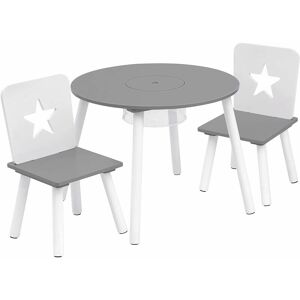 WOLTU MDF Childrens Table and chairs Set For Kids Study Writing Reading Playing