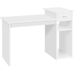 Yaheetech - Computer Desk Laptop Table Home Office Study Workstation Furniture, White