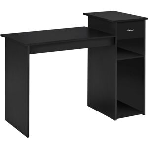 Yaheetech - Computer Desk Laptop Table Home Office Study Workstation Furniture, Black