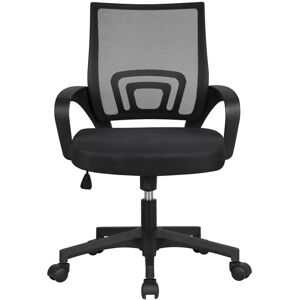 Yaheetech - Ergonomic Office Chair Mesh Chair, Black