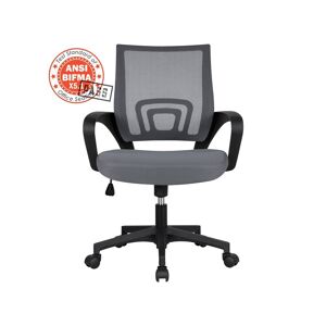 Yaheetech - Ergonomic Office Chair Mesh Chair, Dark Gray
