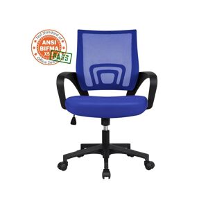 Yaheetech - Ergonomic Office Chair Mesh Chair, Blue