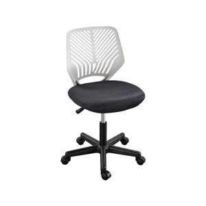 Yaheetech - Office Chair Durable Desk Chair Adjustable Swivel Chair, Dark Gray