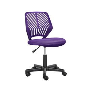 Yaheetech - Office Chair Durable Desk Chair Adjustable Swivel Chair, Purple