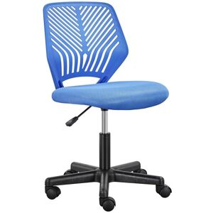 Yaheetech Office Chair Durable Desk Chair Adjustable Swivel Chair, Blue