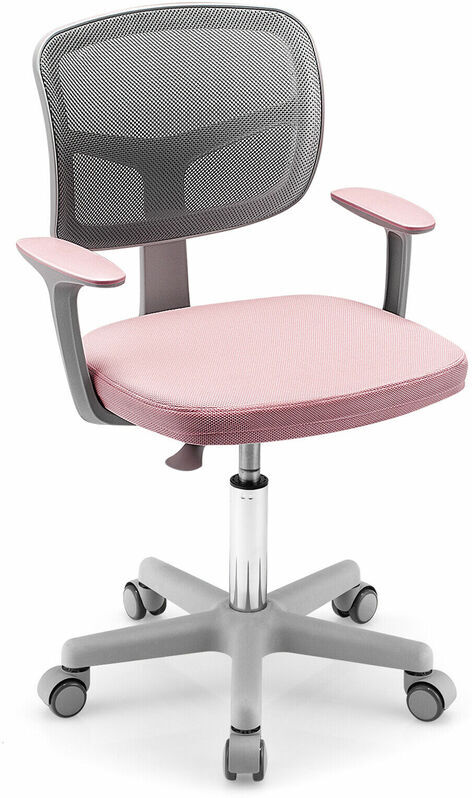 COSTWAY Kids Computer Desk Chair Low-Back Task Study Chairs Children Office Task Chair