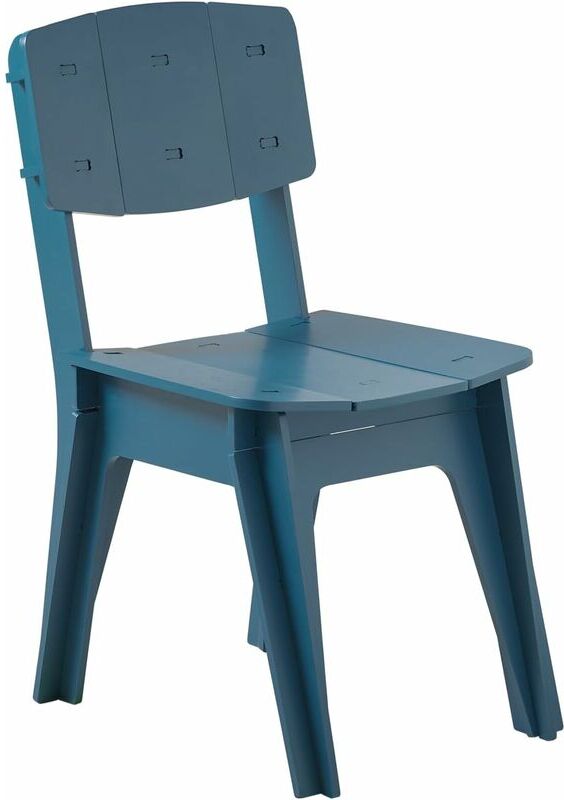 Kitchen Chair Dining Chair Office Chair in Mortise and Tenon Structure,Blue,HFST01-B - Sobuy