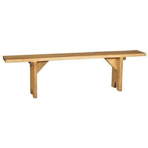 Biscottini - bench in solid lime wood natural finish made in italy