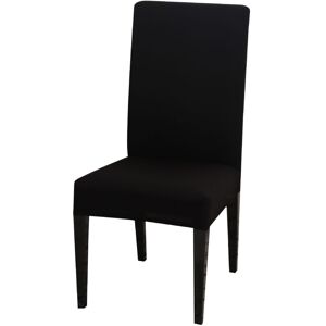 LINGHHANG Black) 2 Pack Stretch Chair Covers, Universal Dining Room Chair Covers, Removable and Washable Chair Slipcovers, Suitable for Wedding, Restaurant,