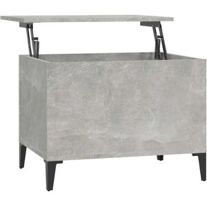 Vidaxl - Coffee Table Concrete Grey 60x44.5x45 cm Engineered Wood