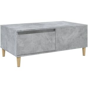 Vidaxl - Coffee Table Concrete Grey 90x50x36.5 cm Engineered Wood