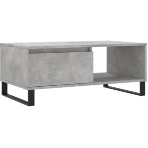 Vidaxl - Coffee Table Concrete Grey 90x50x36.5 cm Engineered Wood