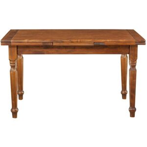 Biscottini - Solid wood table 140x80 cm Dining room and kitchen table Extendable table Rectangular coffee table Artisan Made in Italy