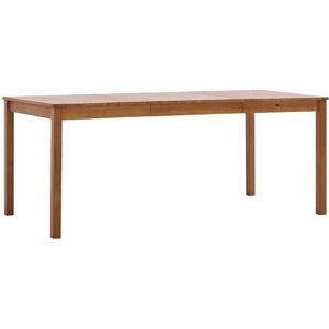 Dining Table Honey Brown 180x90x73 cm Pinewood Vidaxl