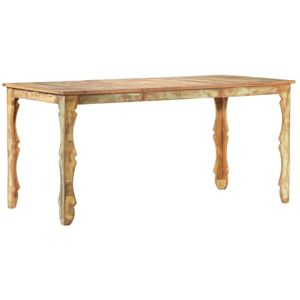 BONNEVIE Dining Table,Dinner table,Eating table 160x80x76 cm Solid Reclaimed Wood VSVS359807