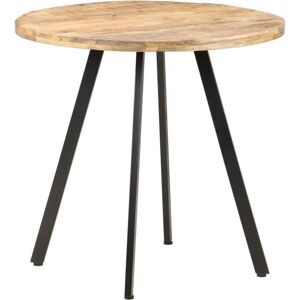 BONNEVIE Dining Table,Dinner Table,Eating table 80 cm Rough Mango Wood VSVS32739