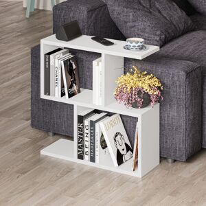 Decortie - Homemania Modern Side End Coffee Table Multipurpose h 60cm 5 Tier - White - White