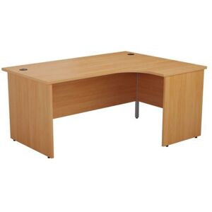 Jemini Right Hand Radial Panel End Desk 1800X1200mm Beech - KF805182