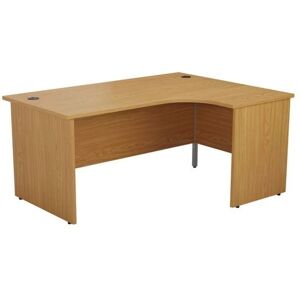 Jemini Right Hand Radial Panel End Desk 1800X1200mm Nova Oak - KF805205