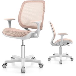 Costway - Kids Computer Desk Chair Swivel Mesh Children Task Study Chair Adjustable Height