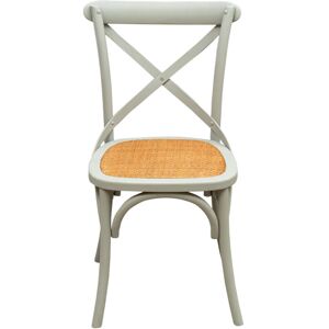 BISCOTTINI Kitchen chair Dining chair 47x86x52 cm Wooden and rattan chair Thonet chair Modern chair for restaurant, garden Vintage chair