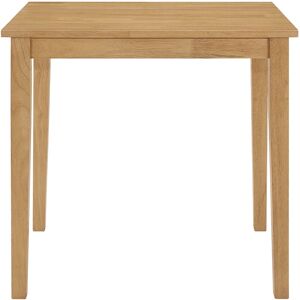 Hallowood Furniture - Ledbury Small Rectangular Light Oak Kitchen Table, Wooden & Space-Saving Dining Table for Home, Kitchen, Offices, Apartments
