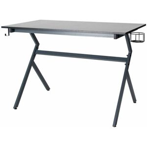 Neo Direct - Neo Grey Ergonomic Gaming Desk with Headphone Hook