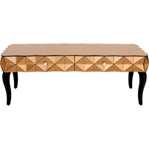 Premier Housewares - Interiors by PremierDistinctive Design Copper Coffee Table, Contemporary Stylish Coffee Table, Functional Decorative Coffee Table