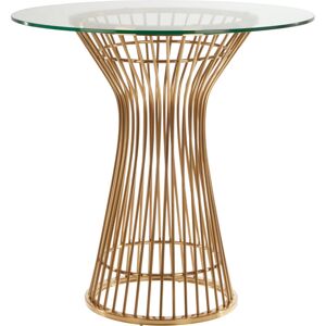 Premier Housewares - Interiors by Premier Luxurious Design Round Dining Table, Durable Small Kitchen Dining Table, Versatile And Sleek Coffee Table