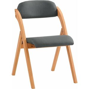 SoBuy Folding Chair Wooden Padded Folding Kitchen Dining Chair Office Chair Desk Chair,FST92-SG