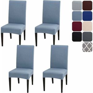 ZVD Stretch Chair Covers, Set of 4 Dining Chair Slipcovers, Universal Removable Washable Modern Durable for Home Hotel Restaurant Party Banquet Kitchen
