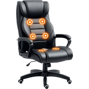 Vinsetto - High Back 6 Points Vibration Massage Executive Office Chair Black