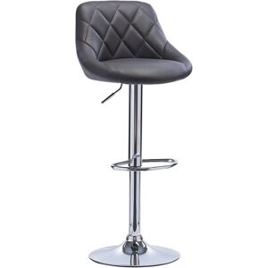 Woltu - 1 pcs bar stools chairs Breakfast Dining stools chairs for Kitchen Adjustable Grey