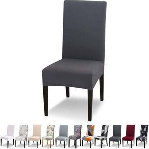 ZVD Stretch Chair Covers Set of 6 Modern Washable Universal Dining Room Chair Covers Chair Slipcovers for Dining Room Restaurant Hotel Decor