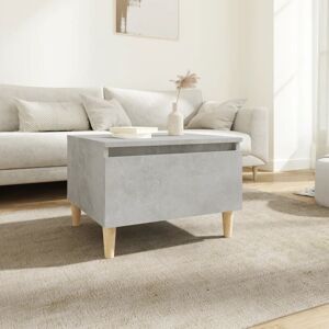 vidaXL 1/2x Side Table Concrete Grey - Side Table vidaXL 1/2x Side Table Concrete Grey - Side Table