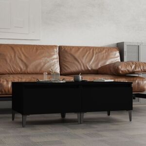 Vidaxl - Side Tables 2 pcs Black 50x46x35 cm Engineered Wood Vidaxl - Side Tables 2 pcs Black 50x46x35 cm Engineered Wood