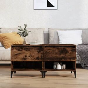 Side Tables 2 pcs Smoked Oak 50x46x50 cm Engineered Wood Vidaxl Side Tables 2 pcs Smoked Oak 50x46x50 cm Engineered Wood Vidaxl