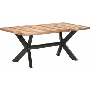 Vidaxl - Dining Table 180x90x75 cm Solid Wood with Honey Finish Vidaxl - Dining Table 180x90x75 cm Solid Wood with Honey Finish