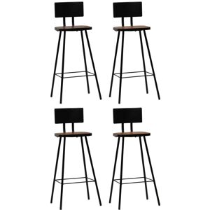 Bar Chairs 4 pcs Solid Reclaimed Wood Vidaxl Bar Chairs 4 pcs Solid Reclaimed Wood Vidaxl