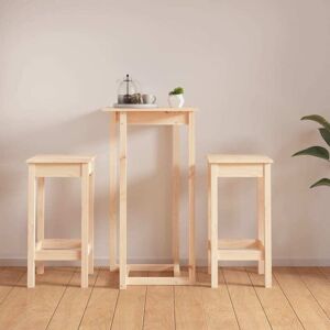 3 Piece Bar Set Solid Wood Pine Vidaxl 3 Piece Bar Set Solid Wood Pine Vidaxl